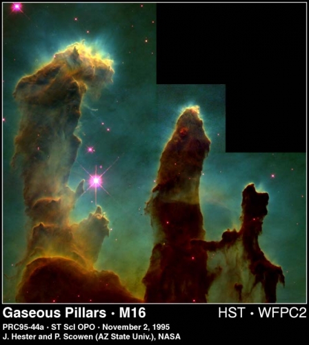 Image of the Gaseous Pillars from the Eagle Nebula